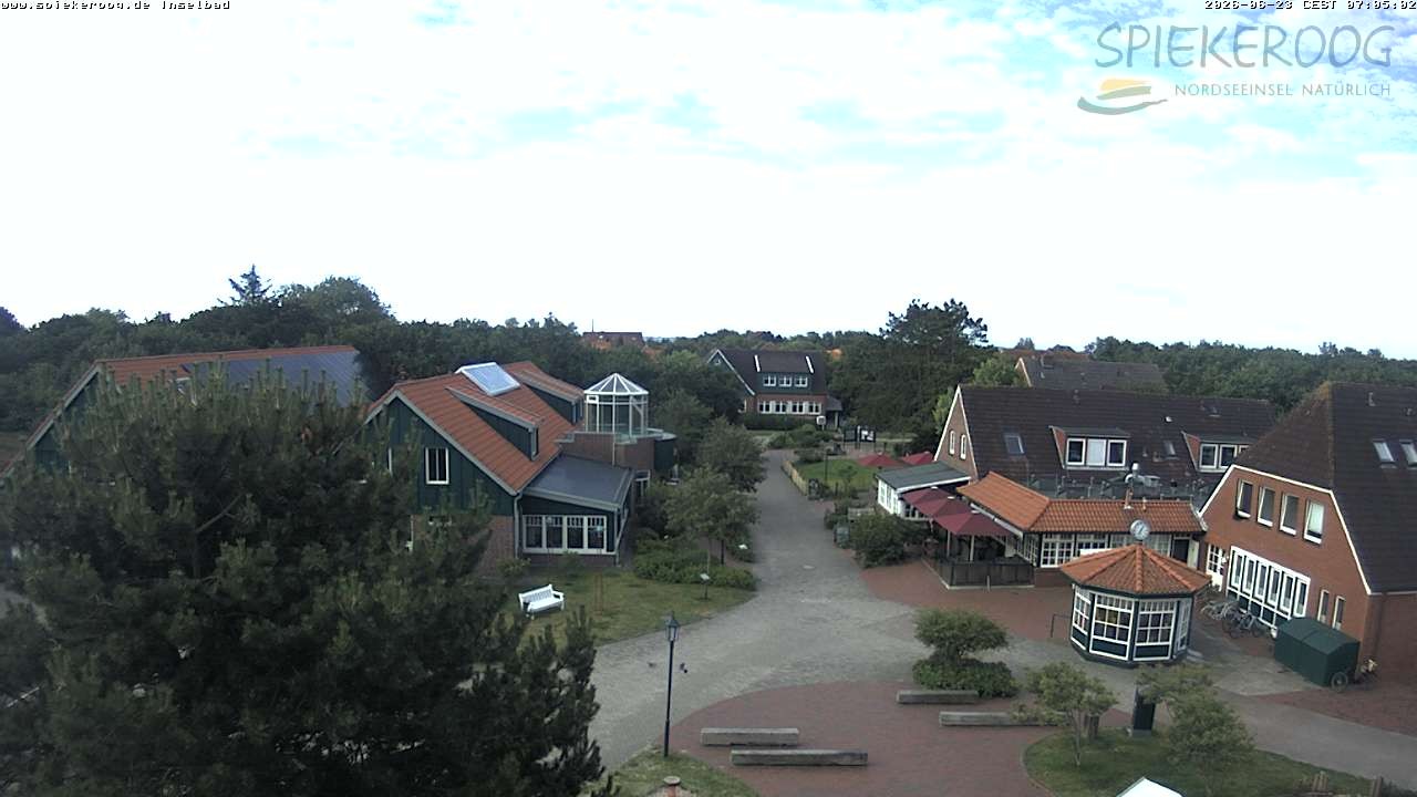 Archiv Foto Webcam Spiekeroog: Kurzentrum Inselbad