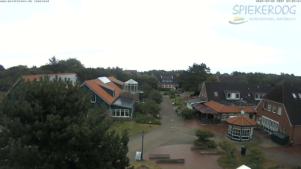 Archiv Foto Webcam Spiekeroog: Kurzentrum Inselbad