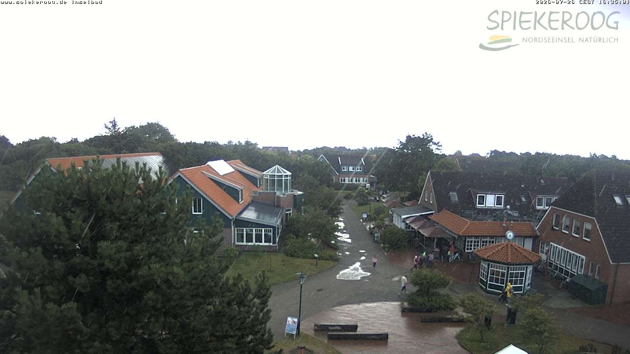 Archiv Foto Webcam Spiekeroog: Kurzentrum Inselbad