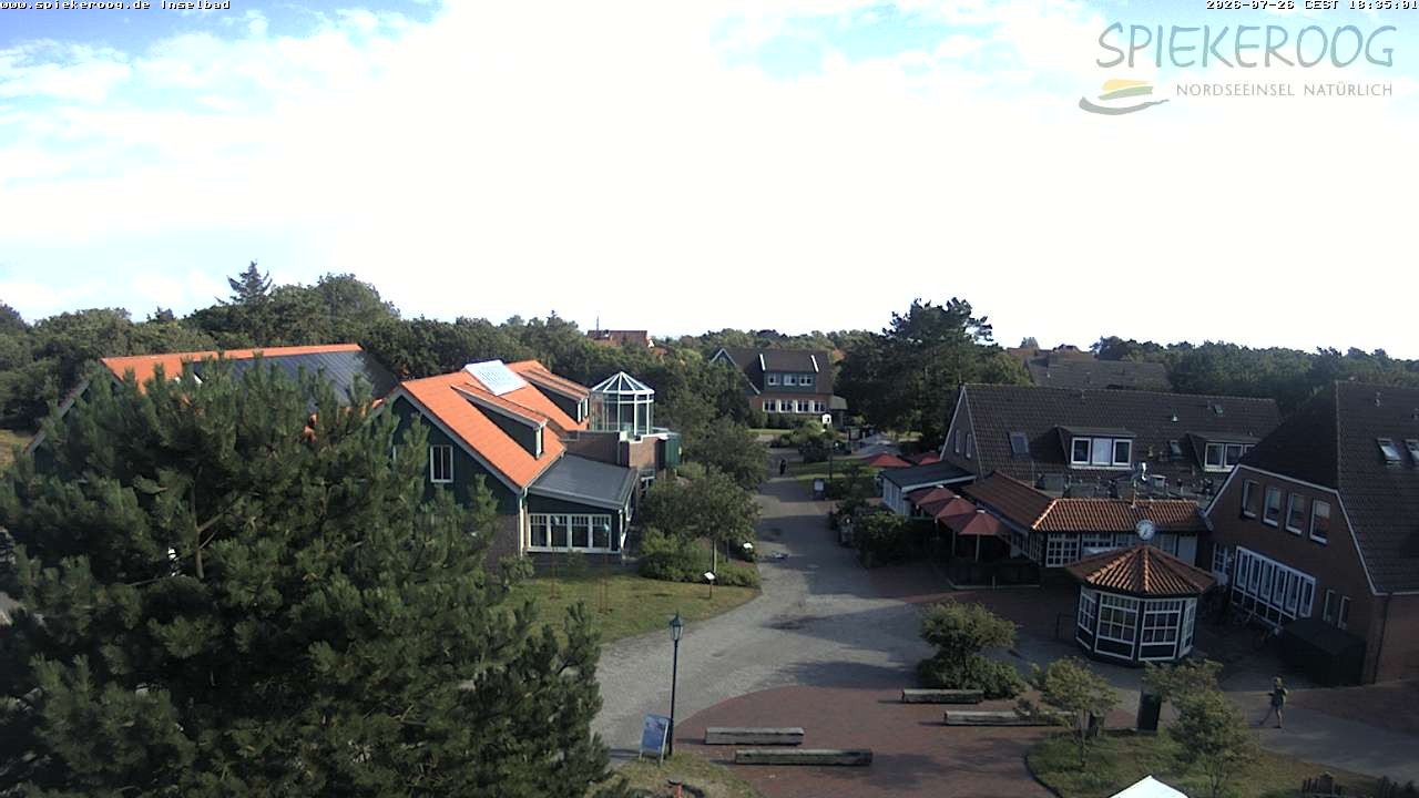 Archiv Foto Webcam Spiekeroog: Kurzentrum Inselbad