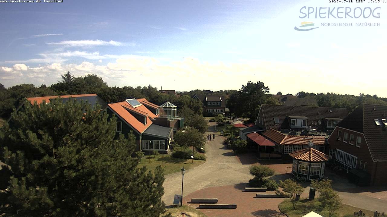 Archiv Foto Webcam Spiekeroog: Kurzentrum Inselbad