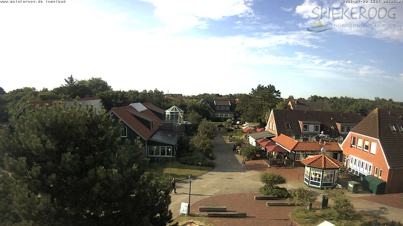 Archiv Foto Webcam Spiekeroog: Kurzentrum Inselbad