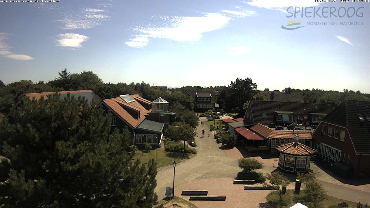 Archiv Foto Webcam Spiekeroog: Kurzentrum Inselbad