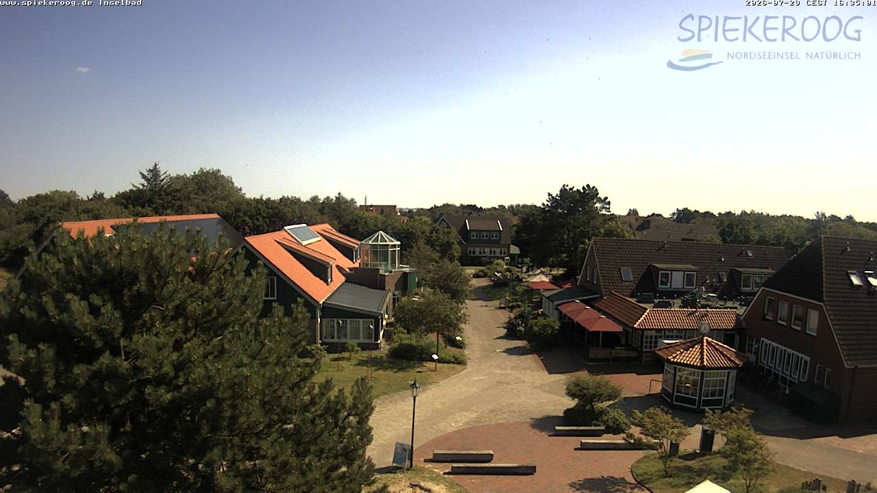 Archiv Foto Webcam Spiekeroog: Kurzentrum Inselbad