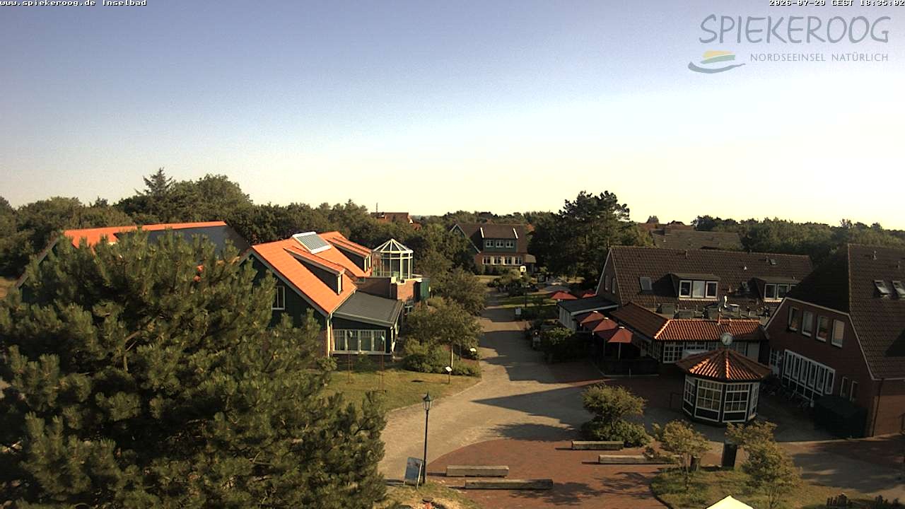 Archiv Foto Webcam Spiekeroog: Kurzentrum Inselbad