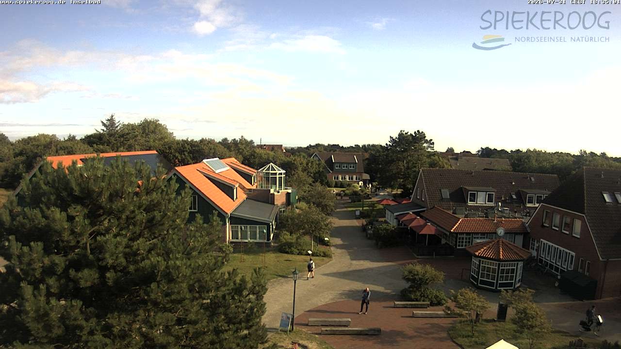 Archiv Foto Webcam Spiekeroog: Kurzentrum Inselbad
