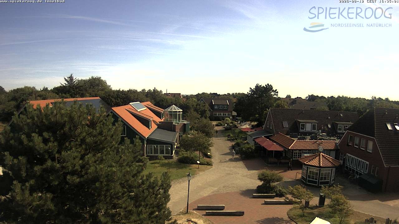 Archiv Foto Webcam Spiekeroog: Kurzentrum Inselbad