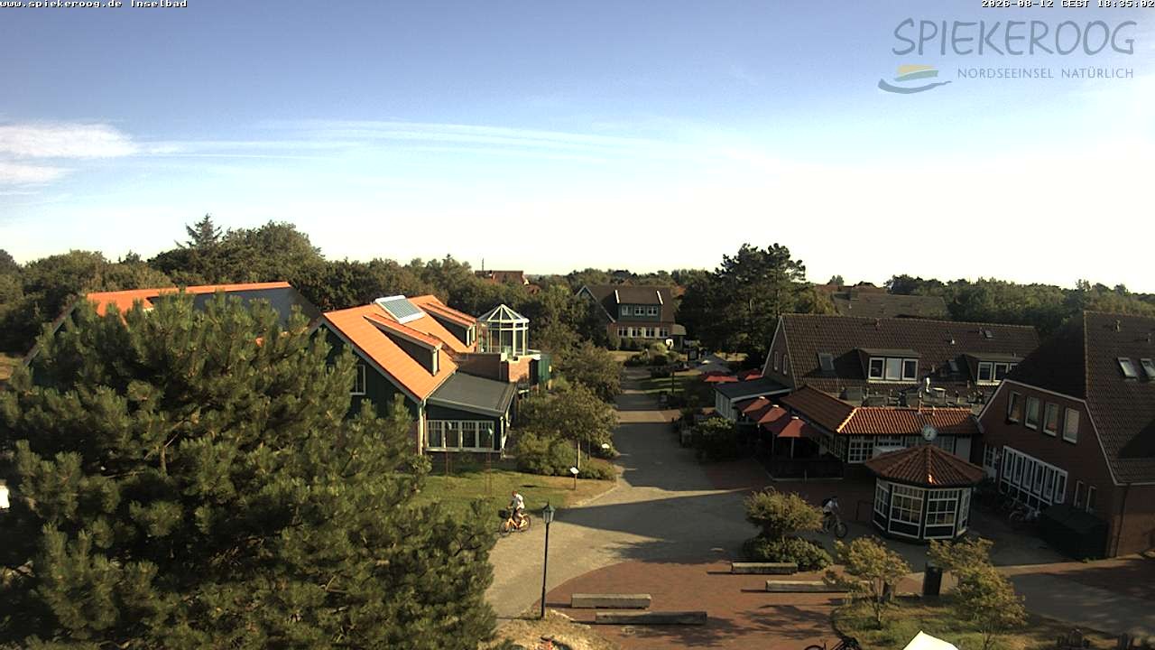 Archiv Foto Webcam Spiekeroog: Kurzentrum Inselbad