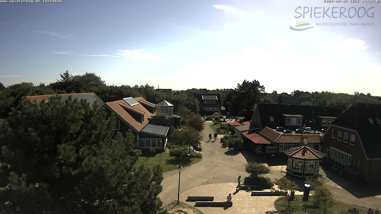 Archiv Foto Webcam Spiekeroog: Kurzentrum Inselbad