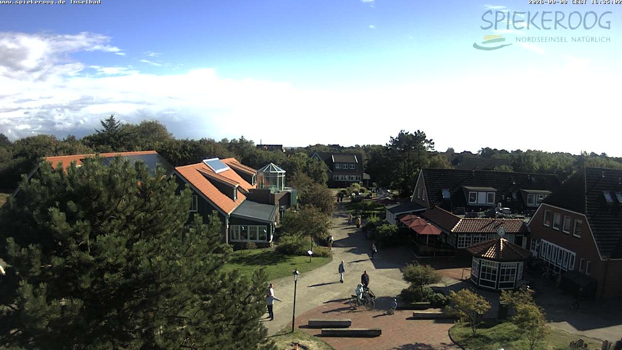 Archiv Foto Webcam Spiekeroog: Kurzentrum Inselbad