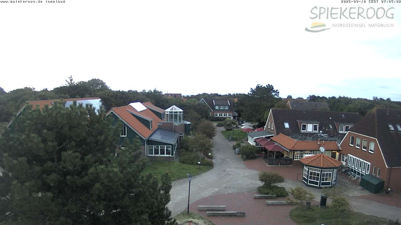 Archiv Foto Webcam Spiekeroog: Kurzentrum Inselbad