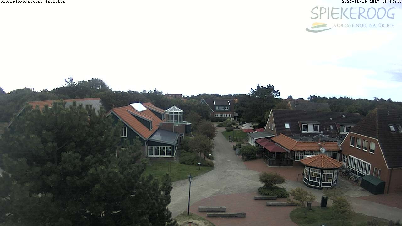Archiv Foto Webcam Spiekeroog: Kurzentrum Inselbad
