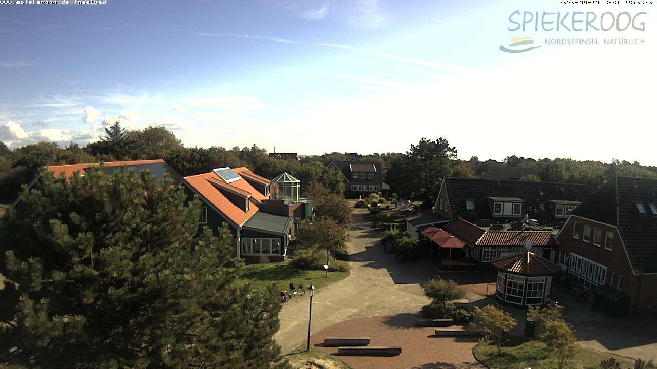 Archiv Foto Webcam Spiekeroog: Kurzentrum Inselbad