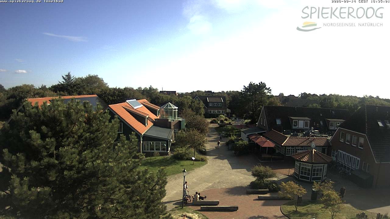 Archiv Foto Webcam Spiekeroog: Kurzentrum Inselbad
