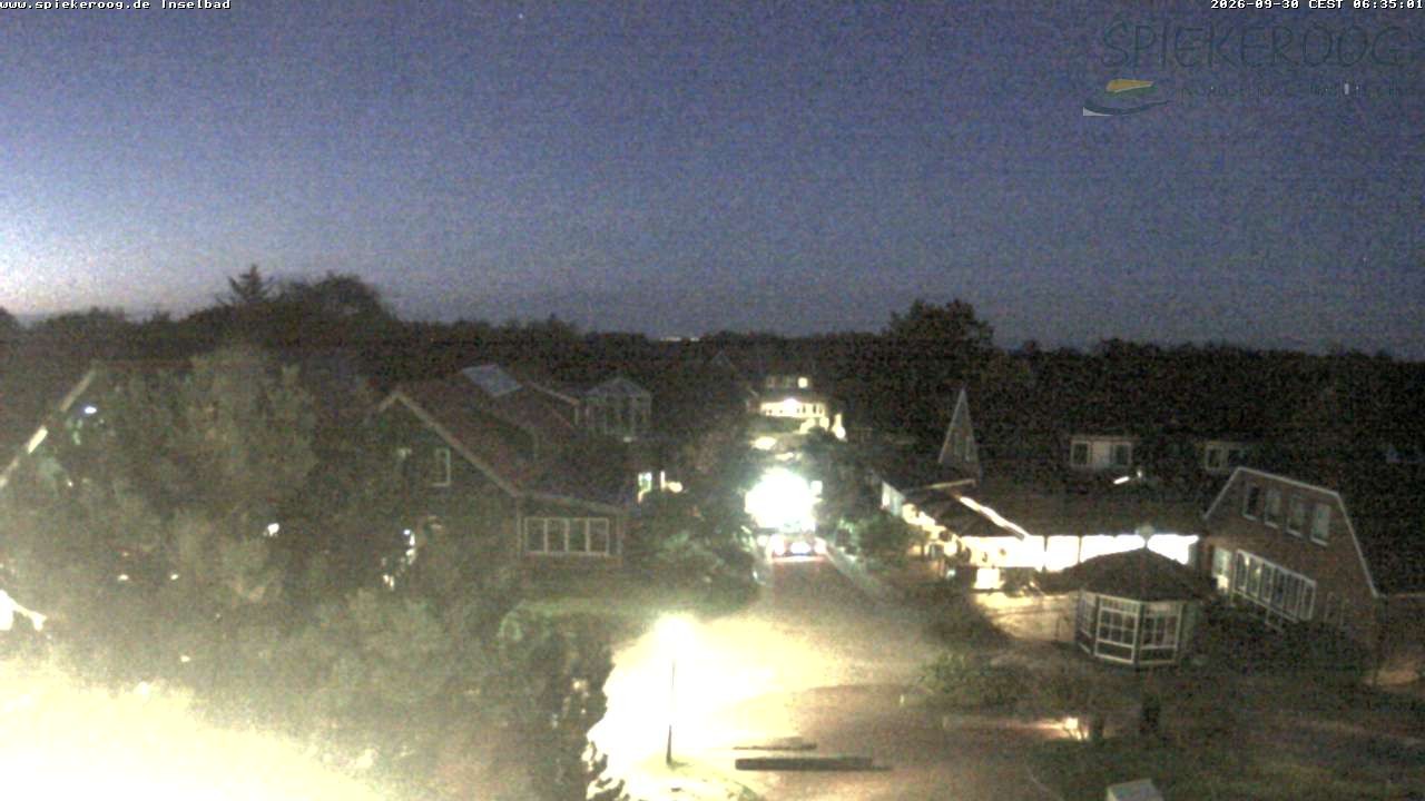Archiv Foto Webcam Spiekeroog: Kurzentrum Inselbad