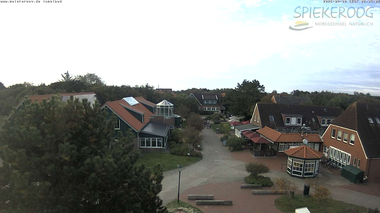 Archiv Foto Webcam Spiekeroog: Kurzentrum Inselbad