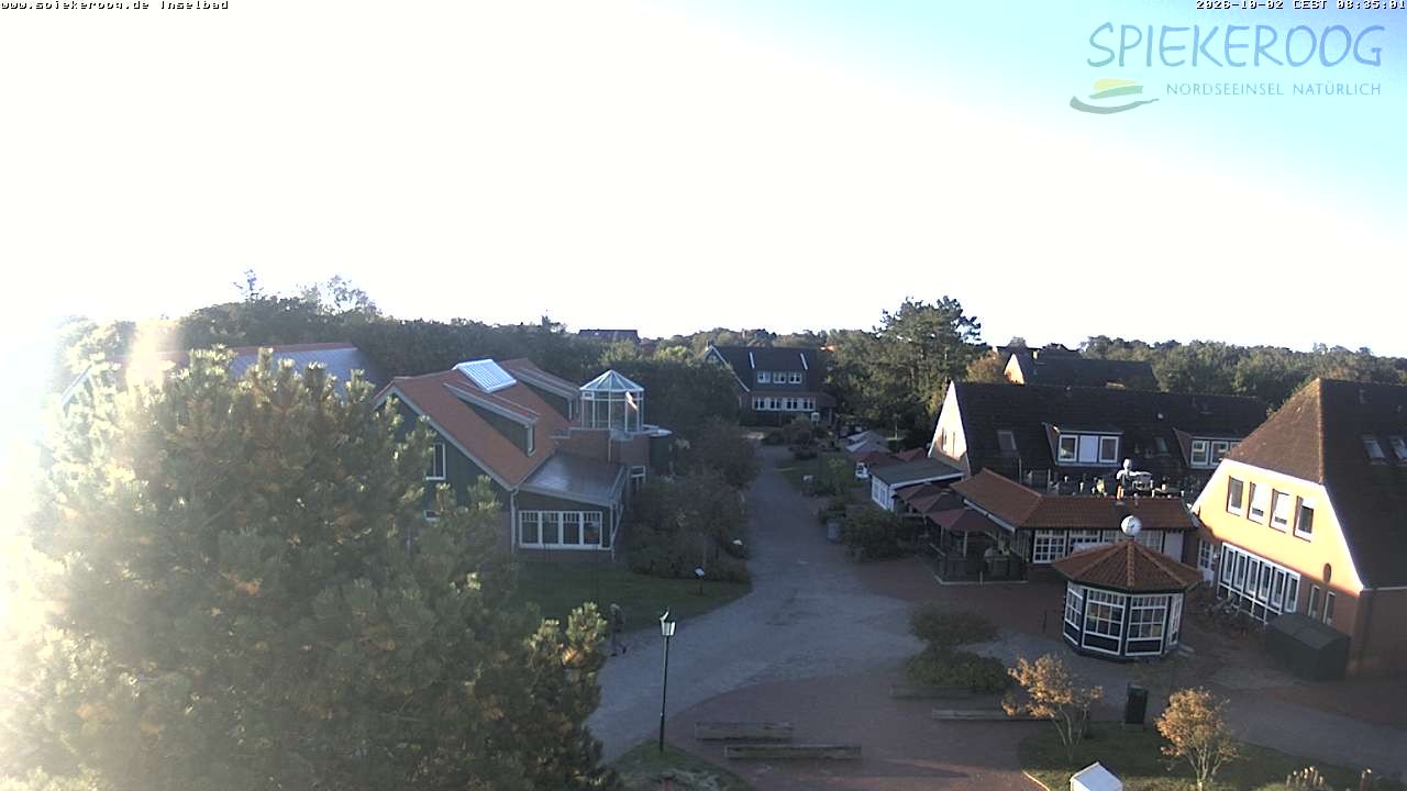 Archiv Foto Webcam Spiekeroog: Kurzentrum Inselbad