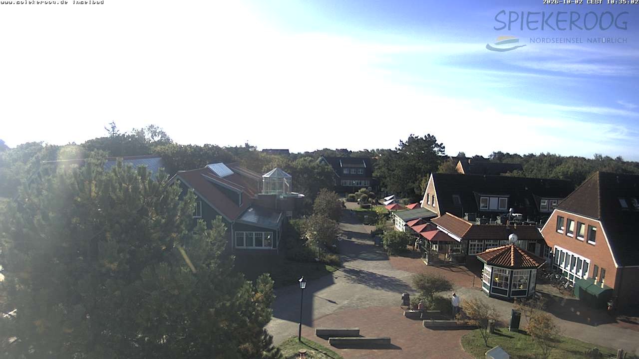 Archiv Foto Webcam Spiekeroog: Kurzentrum Inselbad
