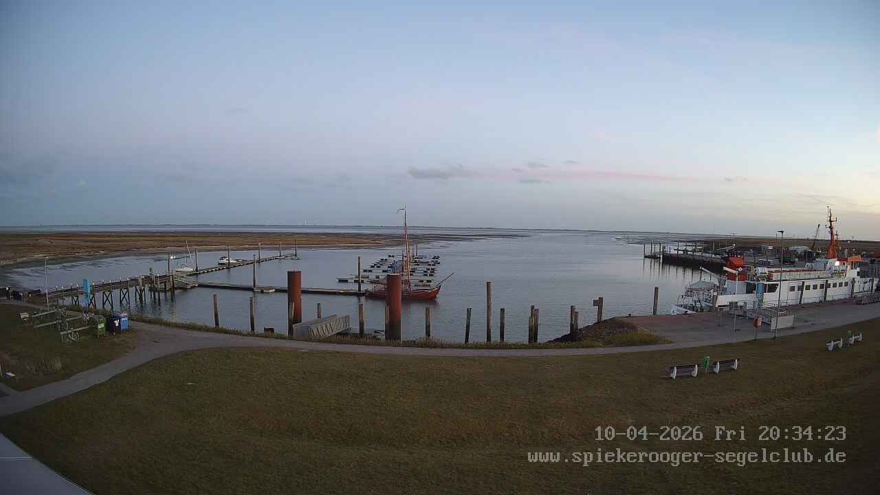 Archived image Webcam Sailing Club Spiekeroog