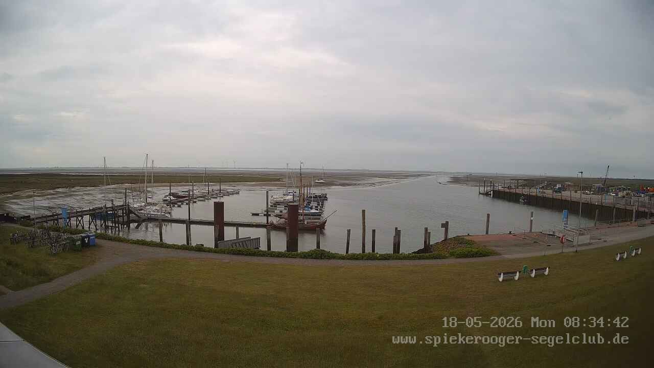 Archived image Webcam Sailing Club Spiekeroog