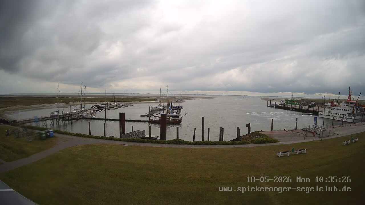Archived image Webcam Sailing Club Spiekeroog