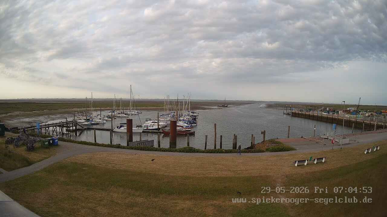 Archived image Webcam Sailing Club Spiekeroog