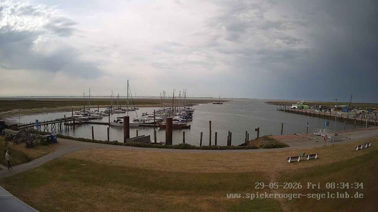 Archived image Webcam Sailing Club Spiekeroog