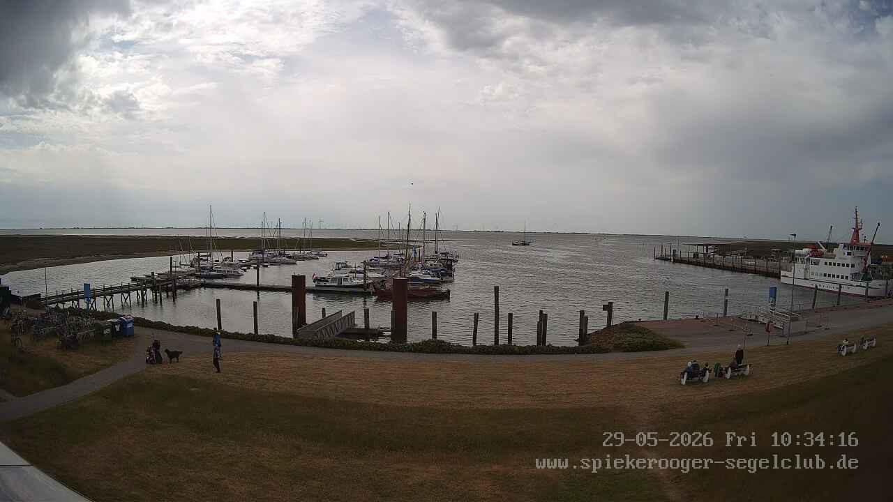 Archived image Webcam Sailing Club Spiekeroog