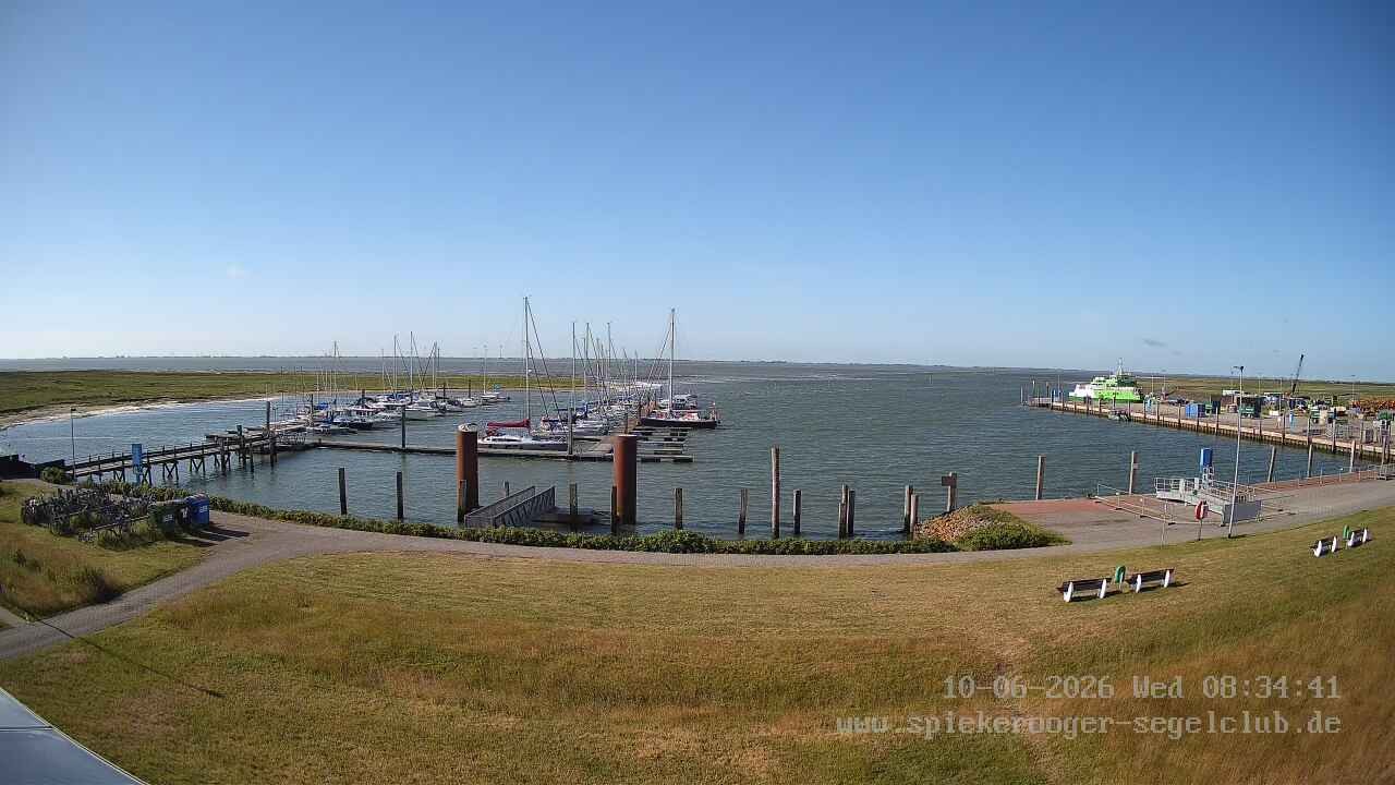 Archiv Foto Webcam Segelclub Spiekeroog