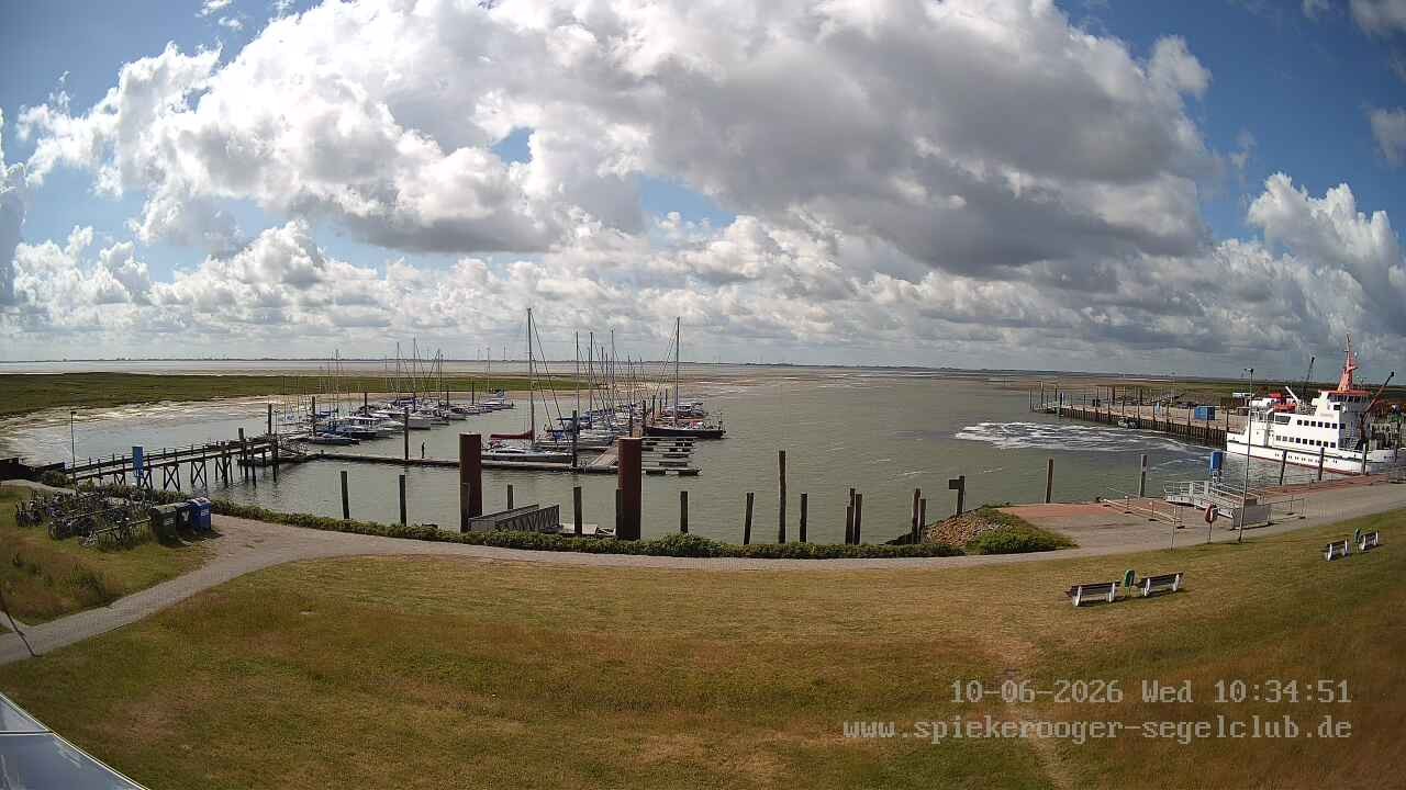Archiv Foto Webcam Segelclub Spiekeroog