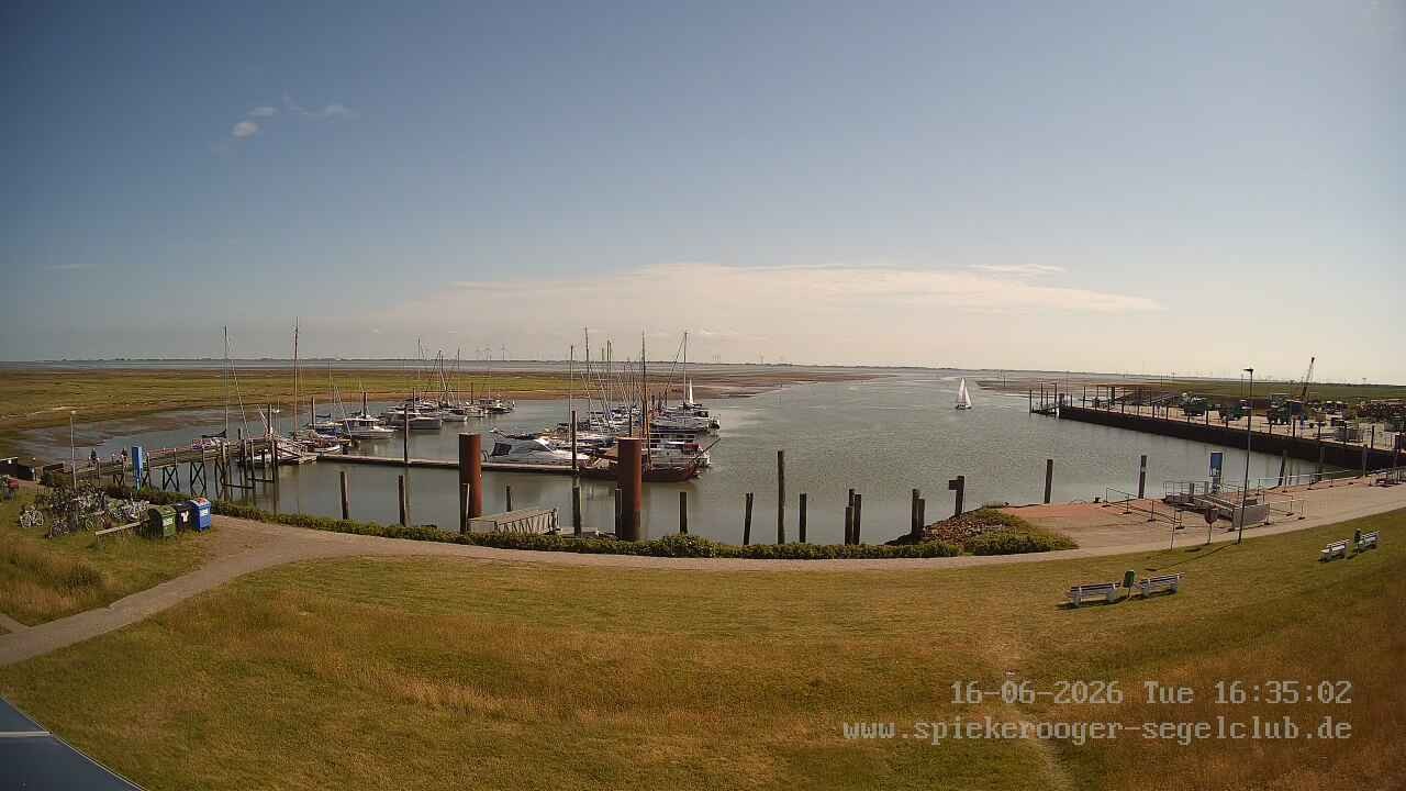 Archiv Foto Webcam Segelclub Spiekeroog