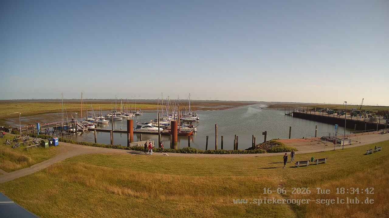 Archiv Foto Webcam Segelclub Spiekeroog
