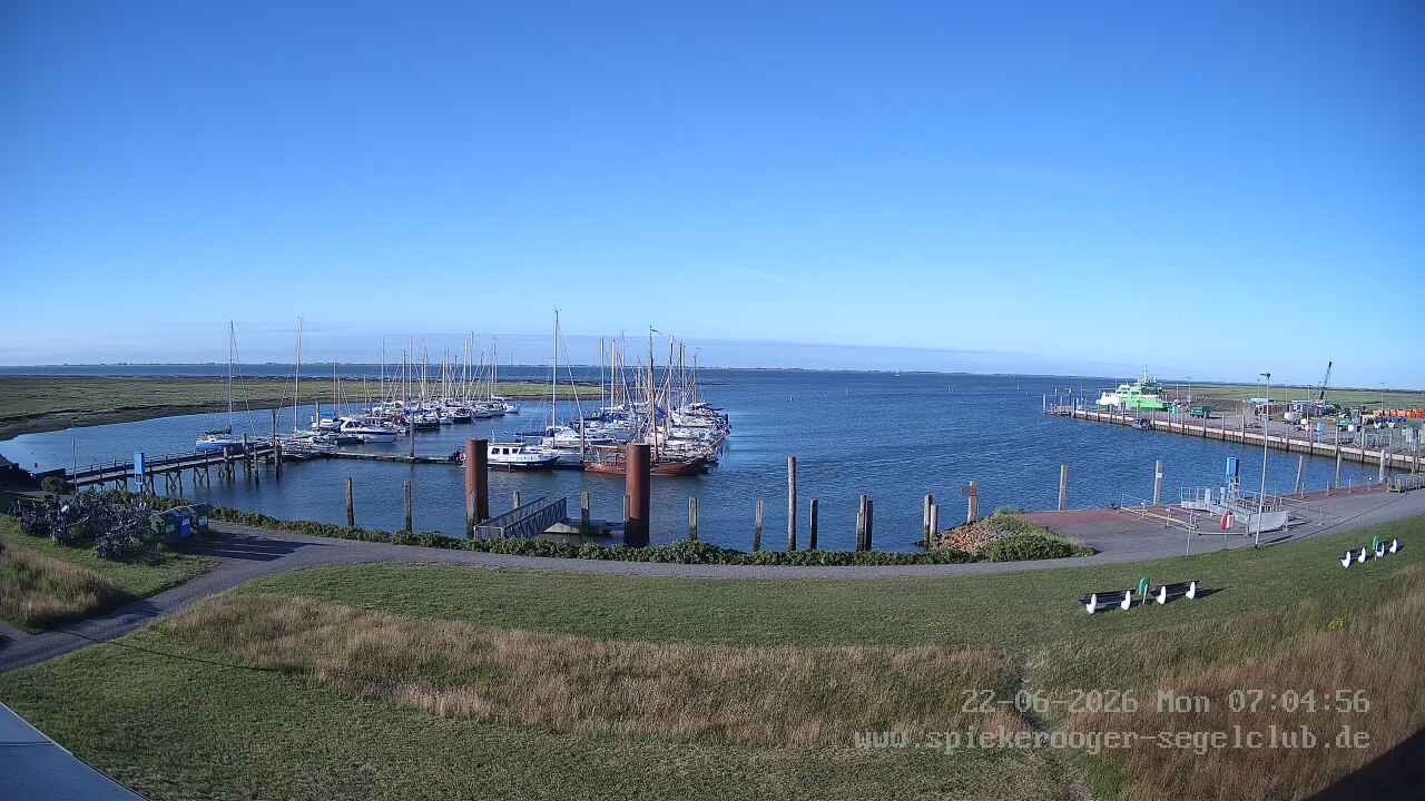 Archiv Foto Webcam Segelclub Spiekeroog
