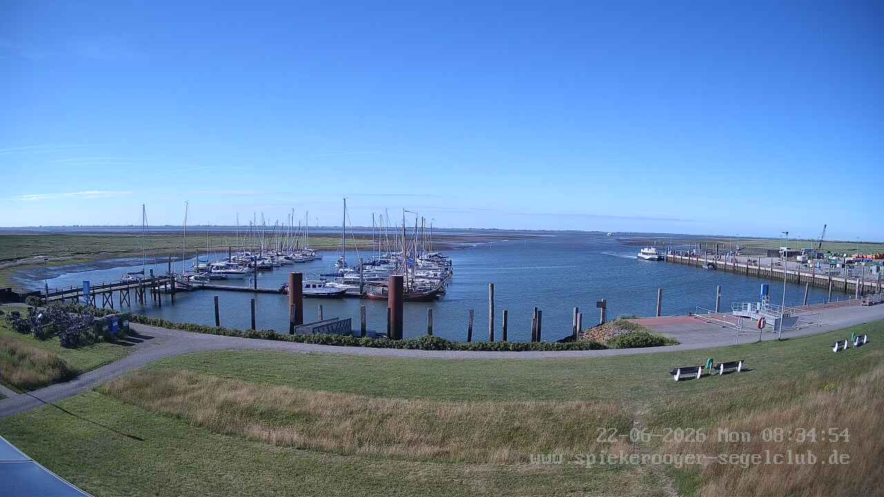 Archiv Foto Webcam Segelclub Spiekeroog