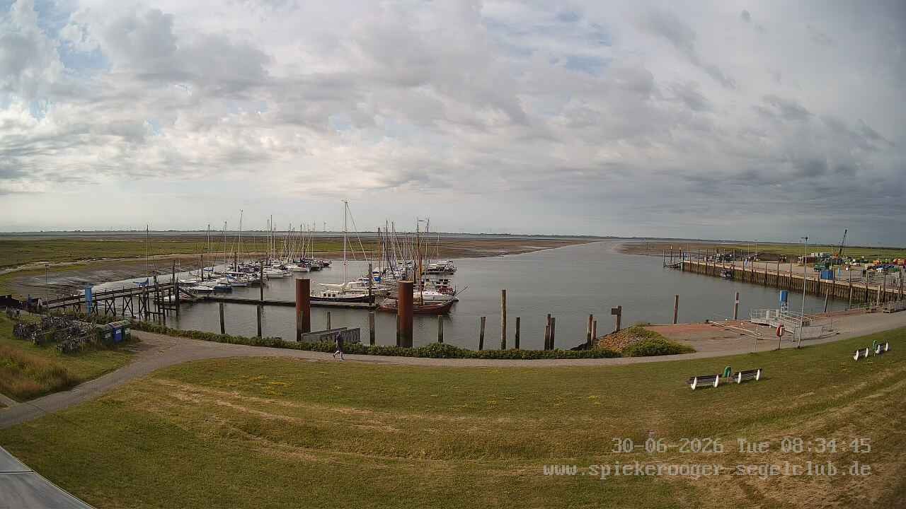 Archiv Foto Webcam Segelclub Spiekeroog