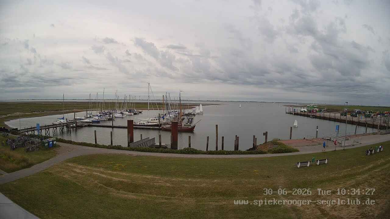 Archiv Foto Webcam Segelclub Spiekeroog