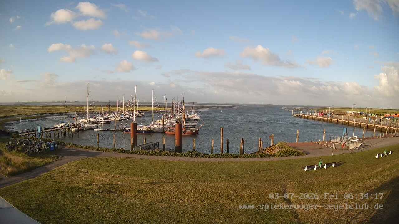 Archived image Webcam Sailing Club Spiekeroog