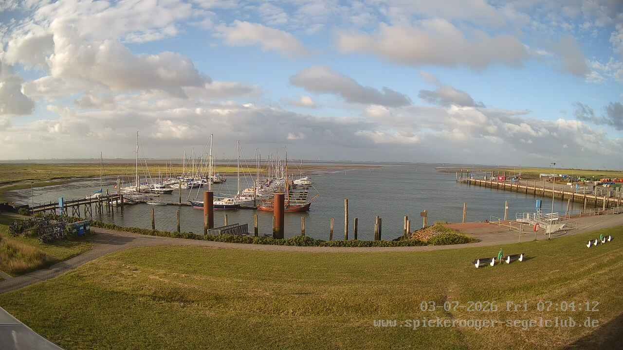 Archived image Webcam Sailing Club Spiekeroog