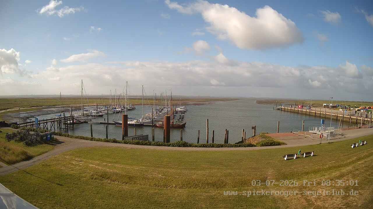 Archived image Webcam Sailing Club Spiekeroog