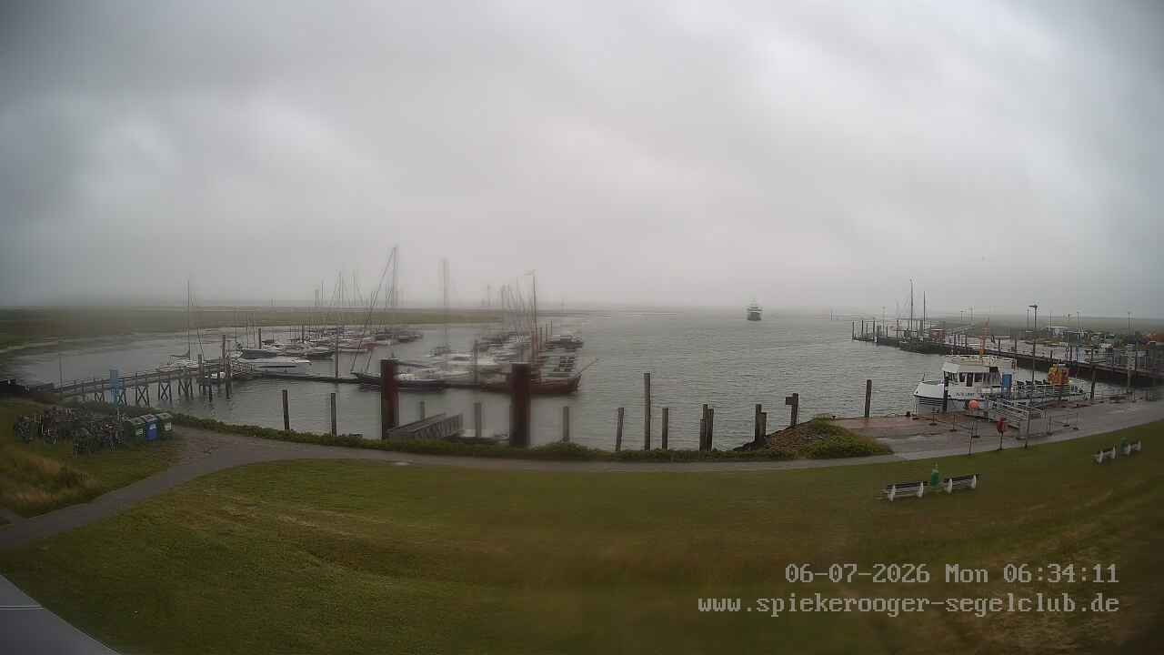 Archived image Webcam Sailing Club Spiekeroog