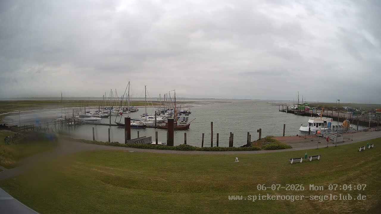 Archived image Webcam Sailing Club Spiekeroog