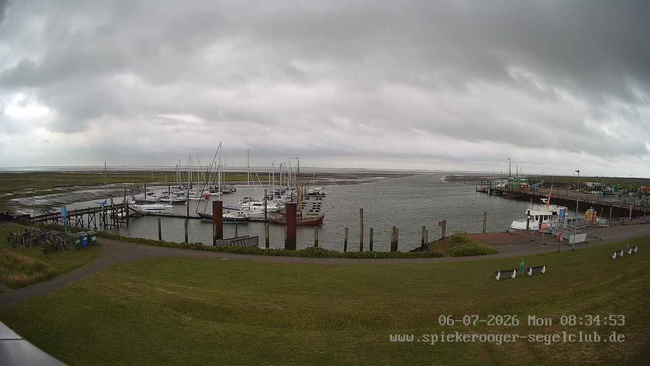 Archived image Webcam Sailing Club Spiekeroog