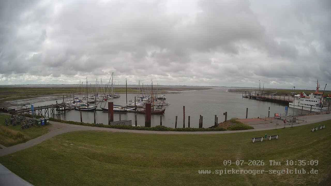 Archiv Foto Webcam Segelclub Spiekeroog