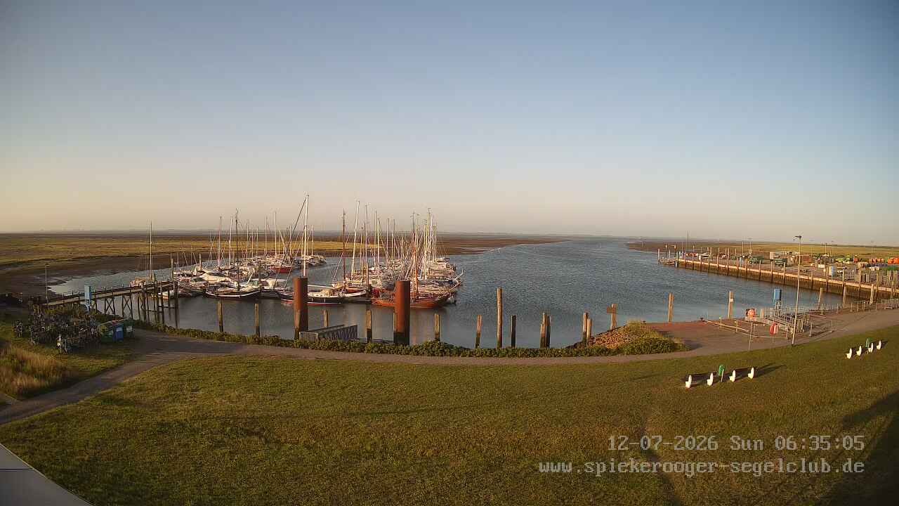 Archived image Webcam Sailing Club Spiekeroog