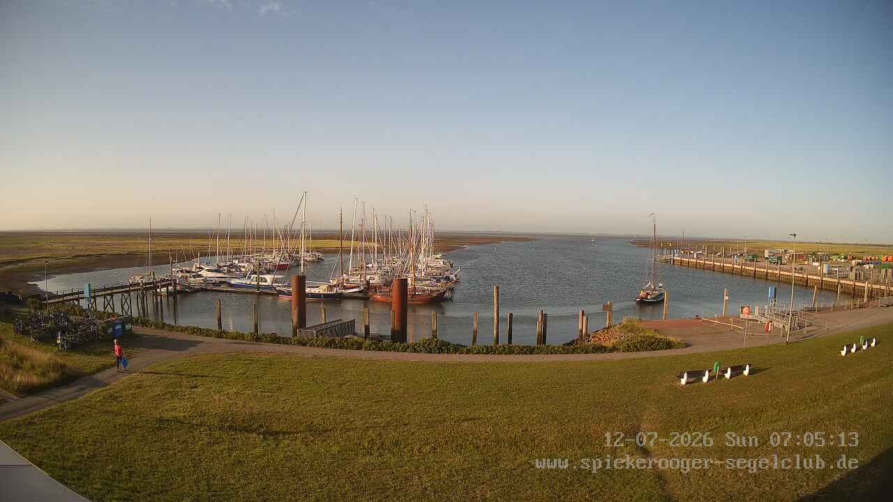 Archived image Webcam Sailing Club Spiekeroog