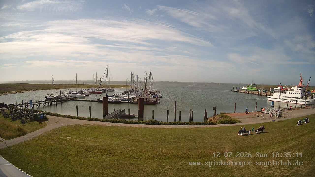 Archived image Webcam Sailing Club Spiekeroog