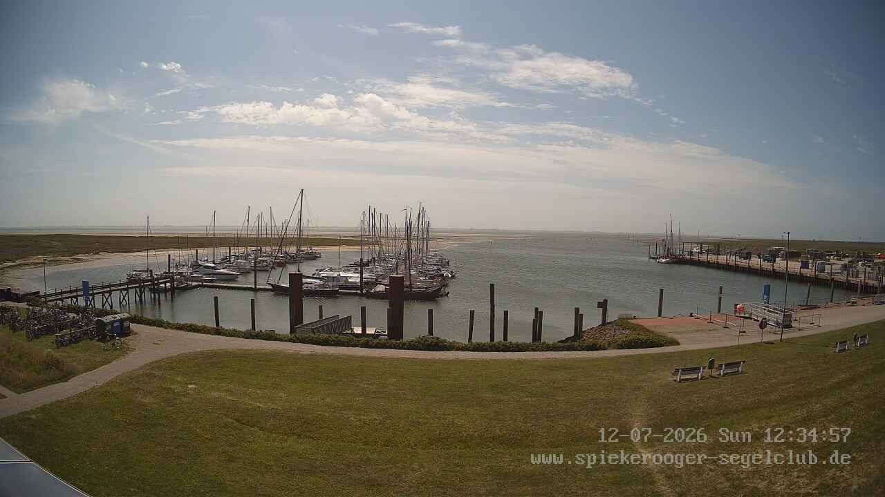 Archived image Webcam Sailing Club Spiekeroog