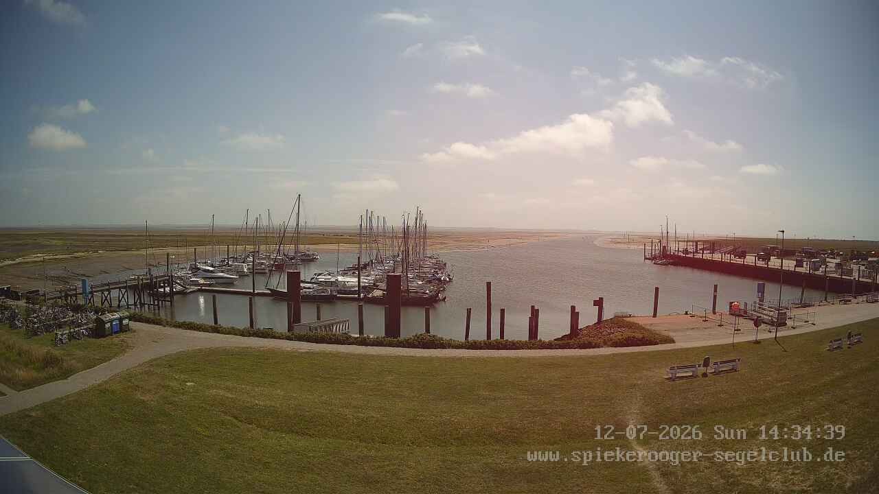 Archived image Webcam Sailing Club Spiekeroog