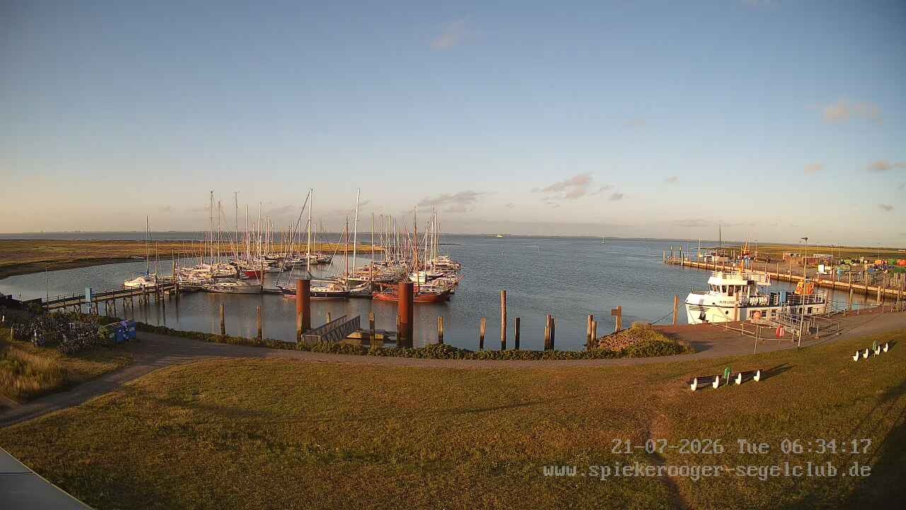 Archiv Foto Webcam Segelclub Spiekeroog
