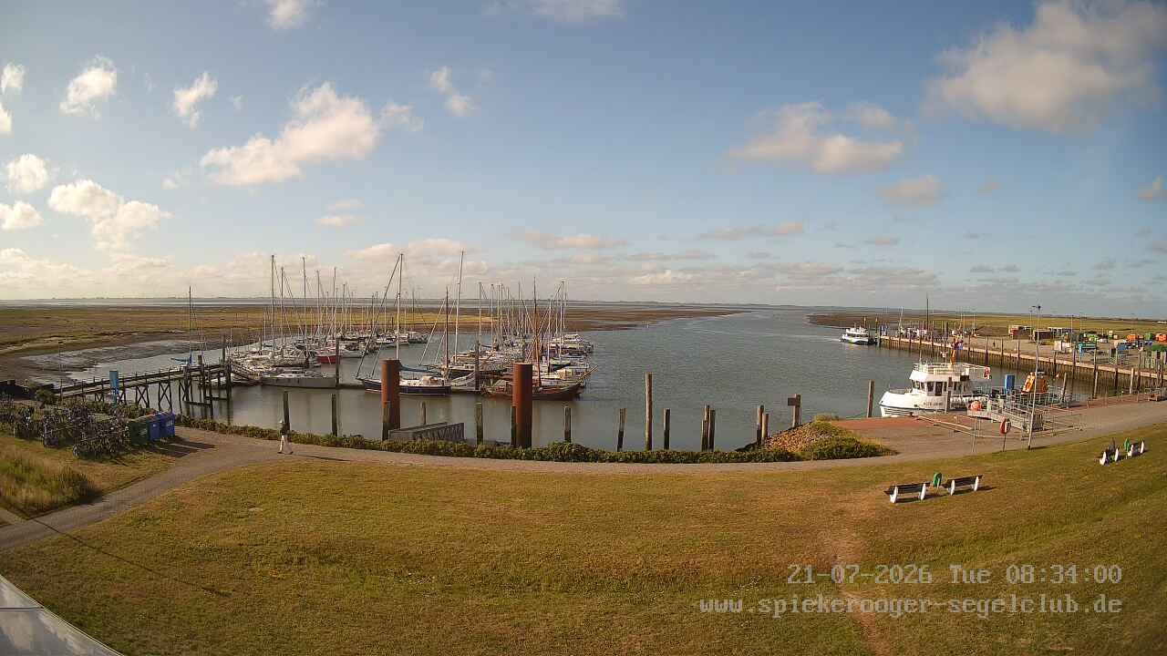 Archiv Foto Webcam Segelclub Spiekeroog